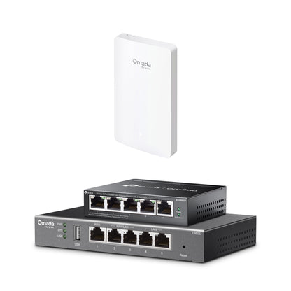 Omada Wi-Fi 6 Wall AP Package