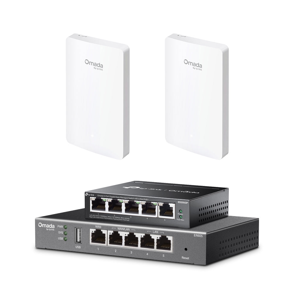 Omada Wi-Fi 6 Wall AP Package