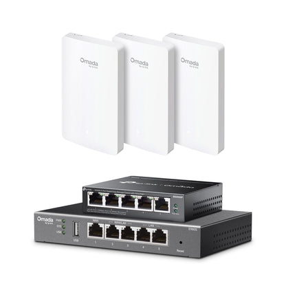 Omada Wi-Fi 6 Wall AP Package