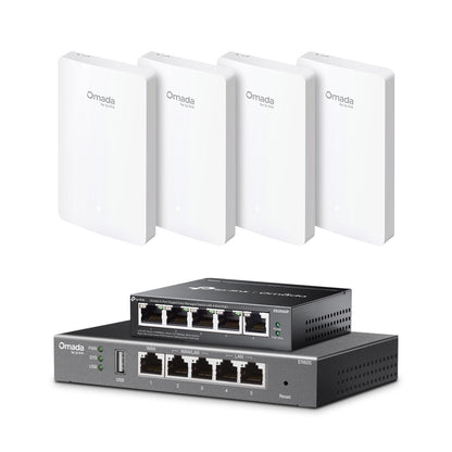 Omada Wi-Fi 6 Wall AP Package