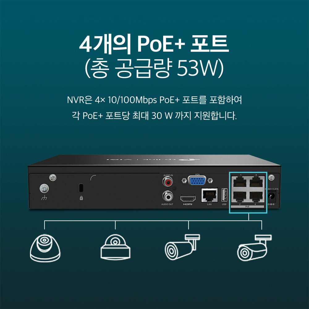 VIGI NVR1004H-4P-2TB